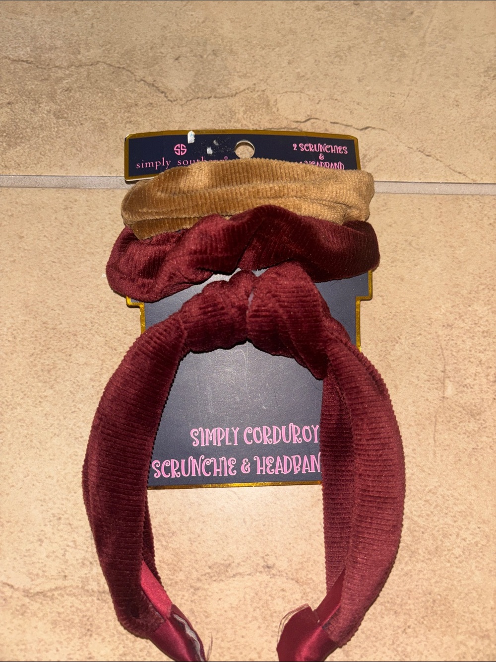 Simply southern 2 scrunchies and 1 headband